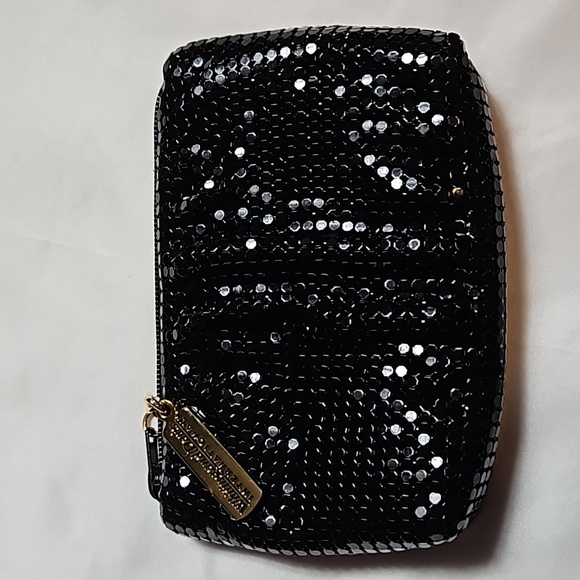 WHITING & DAVIS BLACK MESH COIN PURSE - Picture 1 of 8